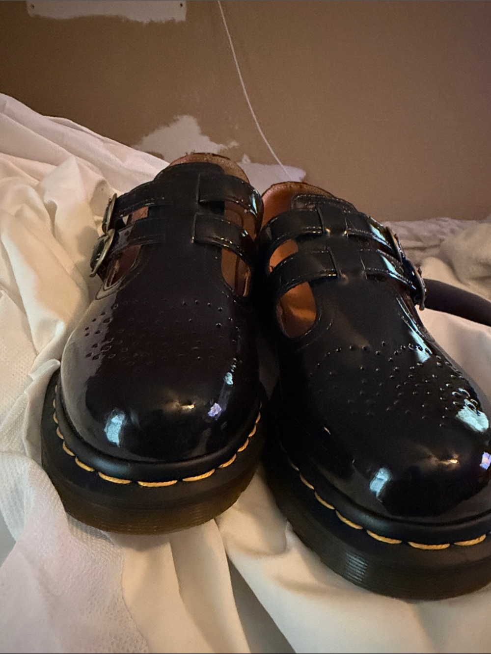 Dr. Martens 8065 Mary Jane Patent Lamper Black Women’s Shoes - Picture 11 of 12